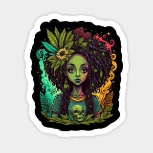 Goddess of Marijuana Sticker